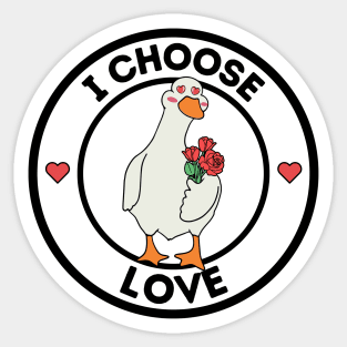 I Choose Love Sticker